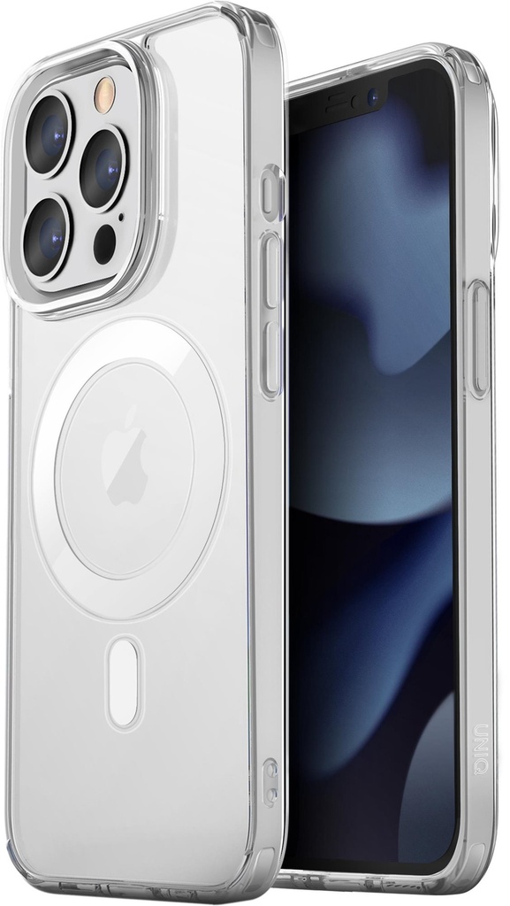 UNIQ LIFEPRO XTREME SLIM HYBRID PROTECTIVE CASE WITH TOUGH RIGID BACK | MAGNETIC | FOR IPHONE 2021 IPHONE 13 PRO | CLEAR